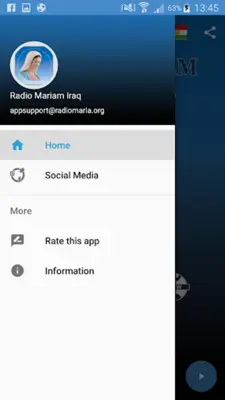 Radio Mariam android App screenshot 1